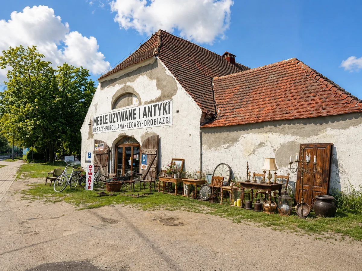 Wejście do Folwarku Różności w Różankach
